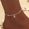 Simple Temperament Sparkling Anklet for Women Bohemia Cross Heart Pendant Adjustable Chain Anklet Niche Design Jewelry Gifts - Image 7