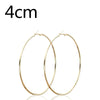 Large Thin Hoop Earrings in Stainless Steel 30mm to 100mm - Image 10