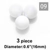 3PCS Harmony Ball For Pregnancy Necklace Pendant Copper Gold Plated 16mm Chimes Sound Ball 9 Colors Option - Image 6