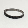 Vintage Black Crystal Elastic Bracelets for Women Bling Rhinestone Stretch Wristband Cuff Bangle Bridal Wedding Jewelry - Image 12
