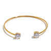 58/60mm Stainless Steel Cubic Zirconia Square Heart Cuff Bracelet Bangle Delicate Aesthetic Jewelry - Image 12