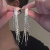 Geometric Dangle Drop Earrings for Women Wedding Party Jewelry Accessories Cubic Zirconia Bridal - Image 9