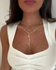 Gold Color Geometric Various Shaped Bezel CZ Plain Bar Charm Double Layer Sexy Women Hand Chain Bracelets - Image 1