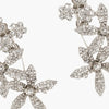Luxury Bling Rhinestones Flower Earrings Wedding Jewelry for Women 2023 Party Bridal Crystal Earrings Ear Accessories