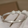 316L Stainless Steel Metal Classic Flower Bangles for Women Jewelry Delicate Bowknot Bracelets Accessories - Image 18