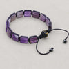 10MM Stone Hematite Amethyst Braided Bracelet Bangle Punk Man Women Friendship Charm Bracelet Handmade Jewelry - Image 2