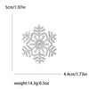 Rhinestone Snowflake Brooch Pin for Christmas and Holiday Outfits - Image 20