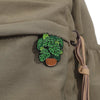 Green Plant Punk Enamel Pin Frog White Ghost Skull Monstera Potted Plant Brooch Backpack Accessories Metal Badge Halloween Gift - Image 4