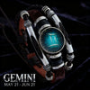 12 Constellation Zodiac Sign Charm Luminous Bracelets Men Women Vintage Multilayer Wrap Leather Bracelet Bangle Birthday Gift - Image 10