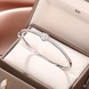 Fashionale Women's Cubic Zirconia Bangle Silver Color/Gold Color Modern Statement Female Hand Accessories Jewelry - Image 1