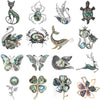 Shell and Dolphin Brooch in Multiple Colors - Image 1