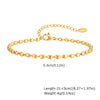 Stainless Steel Boho Ball Beaded Chain Anklet for Women, Gold Plated Simple Foot Ankle Bracelets, on Leg Jewelry - Image 10