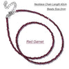 2mm Stone Bead Choker Necklace 40cm - Image 27