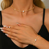 Simple Wave Style Jewelry Sets for Women Chocker Necklace Earrings Bridal Wedding Party Jewelry Sets - Image 18