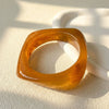 Vintage Punk Brown Coffee Thick Resin Acrylic Bangles Geometric Irregular Wide Cuff Bangle Bracelet For Women Men Jewelry - Image 33
