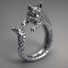 Cute Cat and Mouse Shape Open Ring for Women Antique Silver Color Modern Girls Finger Accessories Hip Hop Party Jewelry - Image 9