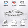 Punk Men Snake Link Chain Bracelets, Black Silver Color Twisted Stainless Steel Glossy Chain Bracelet, Comfort Wear Jewelry - Image 5