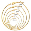 3 Pairs/Set Metal Hoop Earrings Set 20/30/40mm Big Round Circle Earrings For Women Gold Silver Plated Jewelry - Image 2