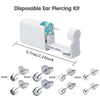 6pcs Disposable Ear Piercing Gun Built-in Earrings Studs Safety Self Ear Piercing Tools Set - Image 5