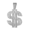 Hip Hop Dollar Pendant Necklace with 13mm Cuban Chain US Dollar Money Sign Necklaces Rap Rock Punk Jewelry For Man Gift - Image 9