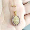Virgin Mary Pendant Charm Necklace Women Cross Scared Heart Jesus Choker Seed Beads Stainless Steel Chain Gold Color Mom - Image 13