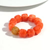 Acrylic Geometric Bead Bracelet with Elastic Stretch Fit - Image 44