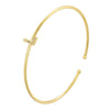 Gold Plated Micro-Set Zirconia 26 Letters A-Z Simple Unisex Bracelet Lucky Letters Bracelet Golden - Image 11