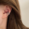 Punk Irregular Geometric Ear Cuff Earrings for Women Non-Piercing Metal Ear Clip Earring Fake Cartilage Jewelry Party - Image 4