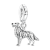 Silver Dog Charms French Bulldog Poodle German Shepherd Beagle Dachshund Pendants Fit Bracelets DIYJewelry Gift - Image 35