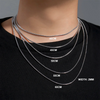 Stainless Steel Snake Chain Necklaces for Women Men Jewelry 0.9mm 1.2mm 1.5mm 2mm Thickness Chains Birthday Gift - Image 4