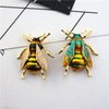 Enamel Bumblebee Brooches Women Alloy Yellow Bee Insect Brooch holiday Gift Broche Banquet Pins - Image 2