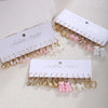 Multi-Pair Cute Charm Hoop Earrings, Butterfly Heart Bear Bow Design for Women - Image 3