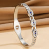 Stainless Steel Bracelet For Women Men Evil Eye Cuff Bangles Gold Plated Spring Buckle Lucky Amulet Jewelry Accessories - Image 4