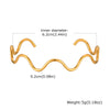 Round Circular Open Knot Cuff Bangle Bracelets For Women Elegant GoldColor Jewelry Noeud Armband Pulseiras - Image 16