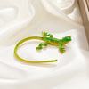 Exaggerated Green Gecko Frog Animal Ear Cuff Women's Earrings Without Ear Hole Funny Ear Bone Clamp Men Jewelry - Image 4