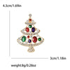 Christmas Rhinestone Christmas Tree Brooches for Women Unisex Enamel Botanical Pin Office Party Friend Gifts Jewelry Accessories - Image 23