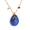 32mm Stone Amazonite Tiger Aventurine Amethyst Drop Pendant Necklace for Women Stainless Steel France Jewelry Gift - Image 10
