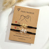 Noter Matching Couple Bracelet 2Pcs Stainless Steel Bicycle Handmade Braided Cord Charm Braslet Gift For Lovers Jewelry - Image 2