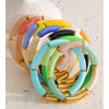 Resin Acrylic Tubular Candy Multicolored Bracelet Bangle Stainless Steel Spring Summer Handmade Wrist Jewelry - Image 4