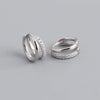 Stainless Steel Chunky Hoop Earrings for Women Girls Gold Color Double Ring Thick Geometric Drop Earrings Statement Jewelry Gift - Image 12