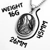 Full Moon Wolf Compass Men Necklaces Stainless Steel Pendant Chain Women Punk Jewelry Accessories Gifts - Image 6