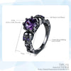 Retro Punk Skull Gothic Ring For Women Men Halloween Goth Black Gold Color Rings Accession Jewelry - Image 6
