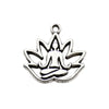 10/22-Piece Antique Silvery Lotus Charms Pendant Set for Handmade Jewelry Crafting (Necklaces/Bracelets/Earrings) - Image 17