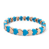 Colorful Enamel Heart Bead Bracelet with Elastic Fit in Multiple Colors - Image 9
