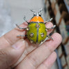 cartoon rhinestonne studded seven star ladybug brooch alloy enamel beetle men's women's clothing pin - Image 18