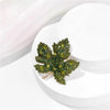Classic Maple Leaves Design Brooch For Women Men Rhinestone Collar Lapel Brooches Pins Winter Jewelry Accessories - Image 5