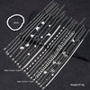 20 Pcs/Set Metal Butterfly Heart Pendant Anklets Set Bohemia Vintage Pearl Foot Bracelet Beach Woman Jewelry Gifts - Image 6