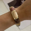 Hip Hop Punk 9 Colors Enamel Wide Bangles For Women Men Exaggerated Gold Color Bangles Bracelets Gift Jewelry - Image 8
