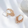 Glossy Ball Tassel Earrings for Women Rose Gold Color Dangle Earrings Modern Wedding Party Daily Jewelry - Image 3