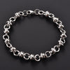 8mm Chunky Stainless Steel Punk Bracelet Link Oval Knot Chain for Women Men Hiphop Rock Boy Hand Chain Wristband Metal Jewelry - Image 3